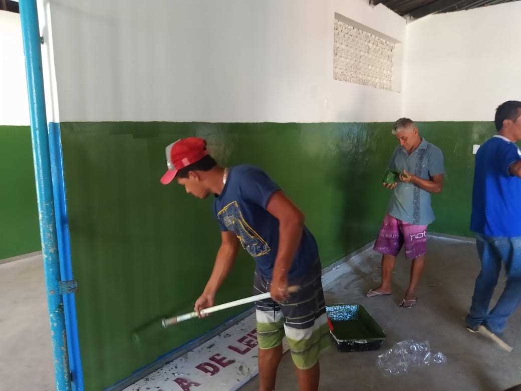 Camacã: Grupo Escolar Rui Barbosa de Jacareci recebe reforma geral